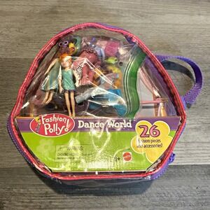 Mattel Polly Pocket y2k Fashion Polly! Dance World Backpack with Extra Pieces